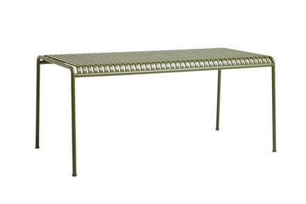 HAY Palissade tafel - 170 x 90 cm - olijf