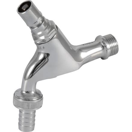 BPE Tapkraan met beluchter 1/2" keerklep, sleutelbediening