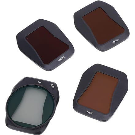 4 Stuks Drone Lensfilter Set ND32 ND64 ND8 CPL Filters Aluminiumlegering Optisch Glas Kras black