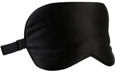 Slaapmasker 100% zijde Zwart
