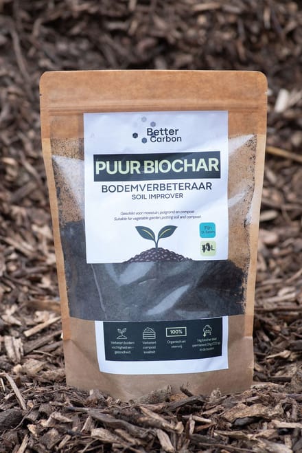 Better Carbon - Biochar - Bodemverbeteraar - 1L - 300 gr. - Geproduceerd in Nederland