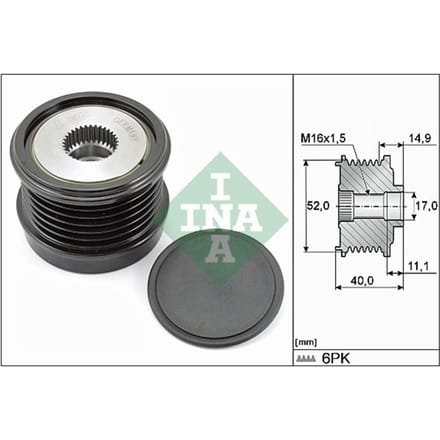 Schaeffler Ina Riemschijf, generator INA 535 0293 10