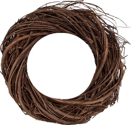 Clayre & Eef Krans Ø 20 cm Bruin Hout