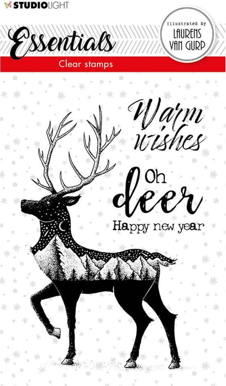 Studio Light Essentials clear stempel Deer Nr.115