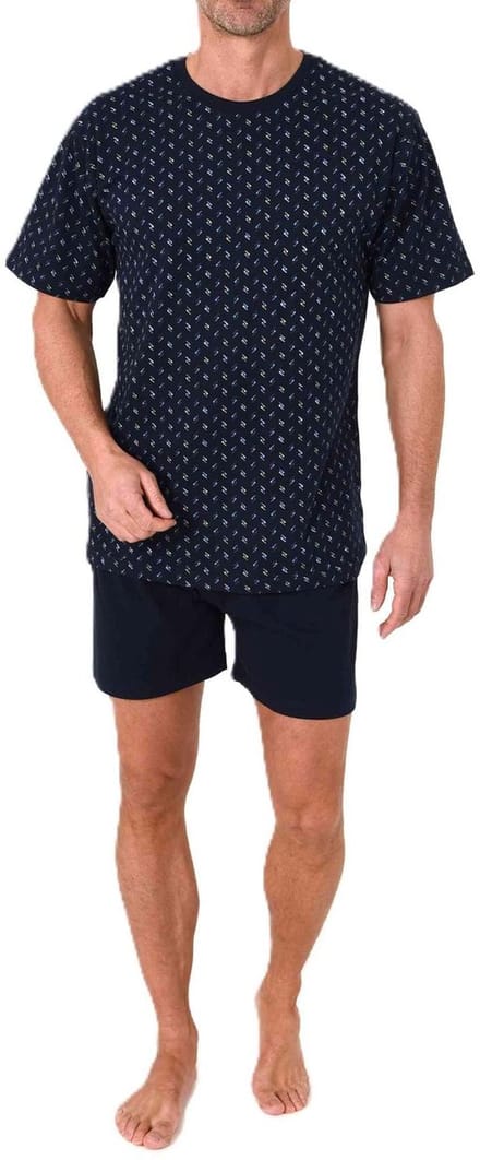 Normann herenpyjama shorty met korte mouwen