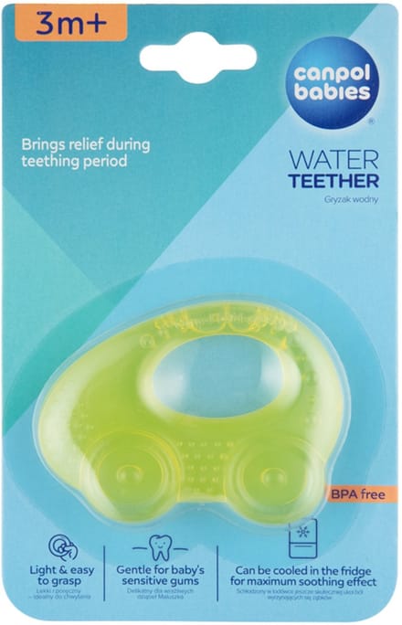 Canpol Babies Auto waterbijtring voor baby's - 0m+ 3+ m