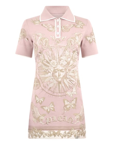 Polo Mini Dress Butterfly Tattoo