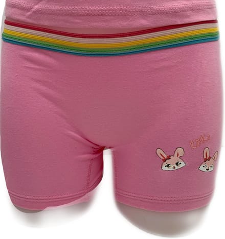 Embrator 2-stuks meisjes Boxershort met opdruk roze maat 92/98