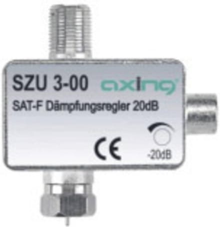 Regelbare SAT Verzwakker Antenne Signaal Demptoestel 0,5-20dB F-connector