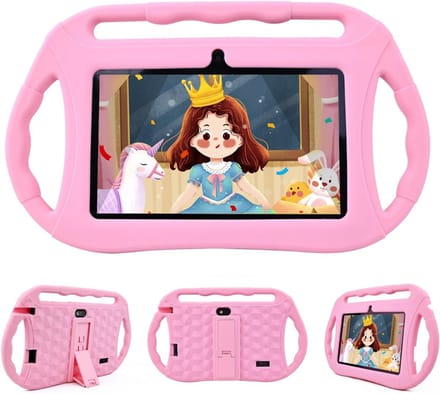 VH Supplies® Kindertablet - Peutertablet - Tablet voor Kinderen - 32GB - 7 inch - Roze