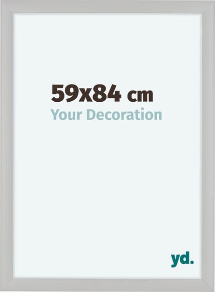 Your Decoration - Fotolijst 59x84 cm - MDF - Wit Houtnerf - Como