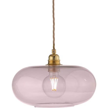 EBB & FLOW hanglamp Horizon, rosé, glas, Ø 29 cm