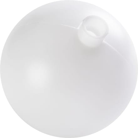 Kunststof kogel met stopcontact, wit - 6 cm