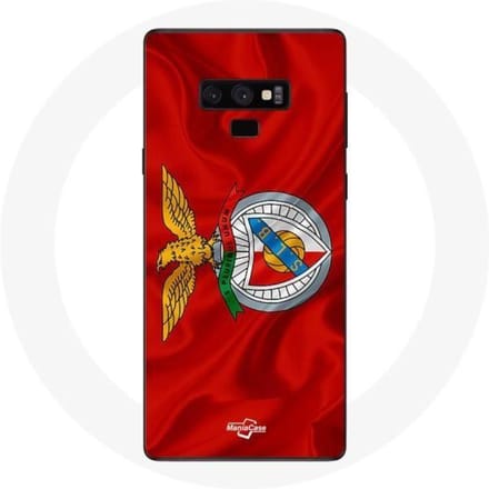 Samsung Galaxy Note 9 hoesje slb benfica rode achtergrond