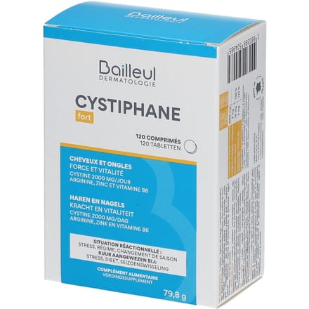 Bailleul Cystiphane Forte Haren En Nagels 120 Tabletten