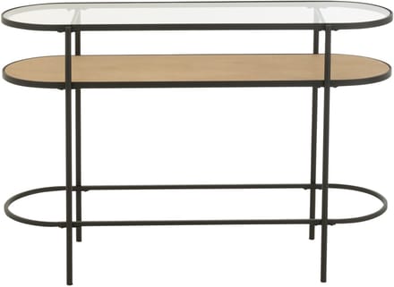 J-Line console - ijzer - naturel/zwart