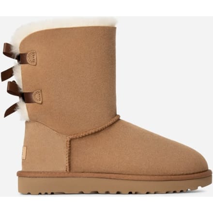 UGG® Bailey Bow II for Women in Brown, Size 8, Twinface/Polyester/Leather