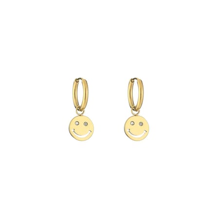 Oorbellen Smilies - Yehwang - Oorbellen - One size - Goud