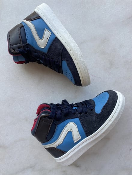 Pinocchio sneaker blauw maat 22