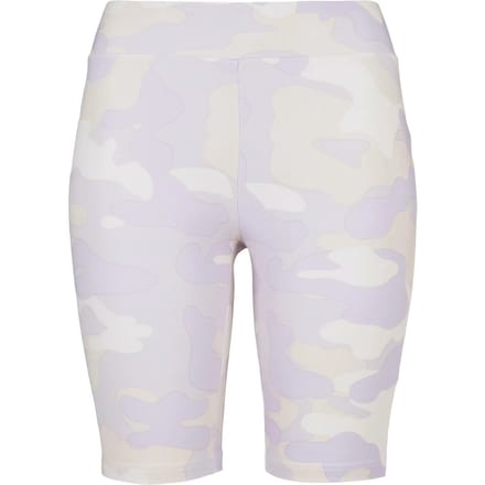 Urban Classics - High Waist Camo Tech Korte cycle broek - M - Paars