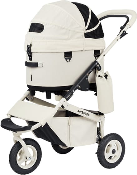 AirBuggy Dome 3 Premier Large – Ivory White - Luxe huisdierbuggy - 96 cm (lengte) x 53.5 (breedte) x 105 cm (hoogte)