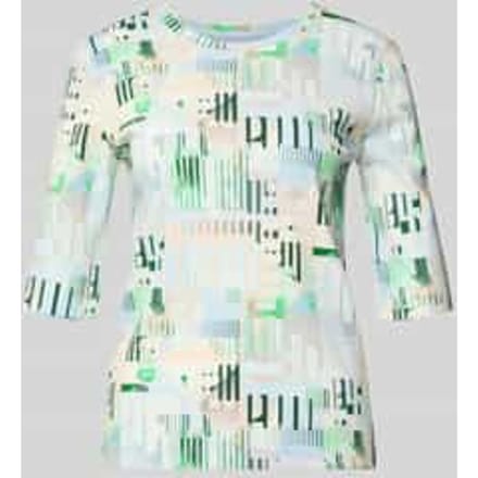 Slim fit shirt met lange mouwen met ronde hals