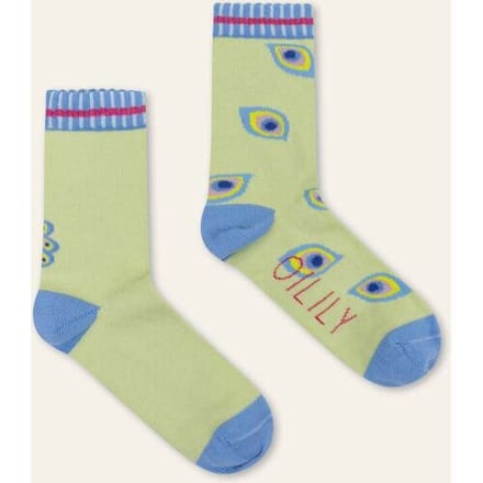 Oilily Madurai Sokken- maat29-31 Lime Cream