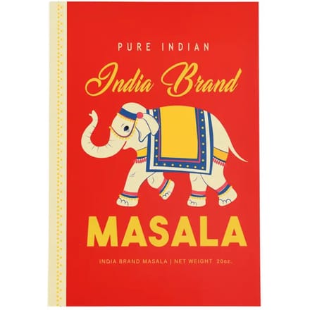 Gevoerd notitieblok a5 Rex London Masala Indien