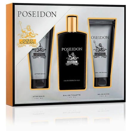 POSEIDON OR OCÉAN POUR HOMME LOT 3 pcs