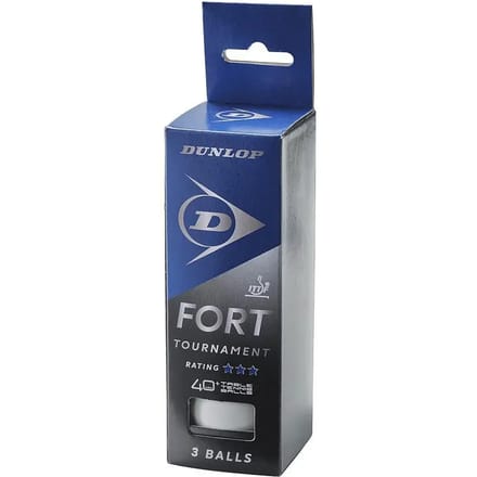 Tafeltennisbal Dunlop 40+ Fort Tournament TT (x3)