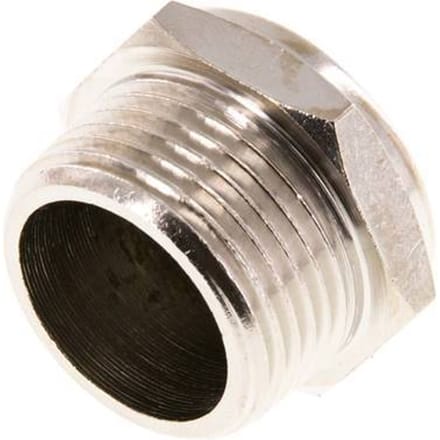 NPT 3/4'' Vernikkeld Messing Compact Pneumatische Geluiddemper 1.4301 Draadgaas