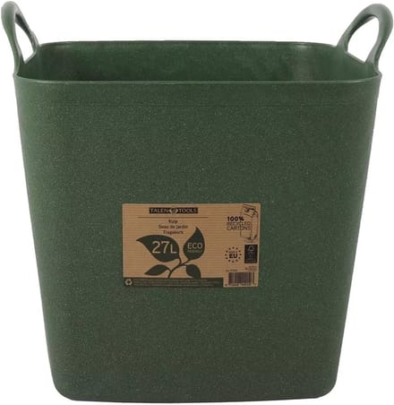 Talen Tools - Flexibele kuip - 27 liter - Groen - Met handvatten - 100% Gerecycled - ECO Friendly