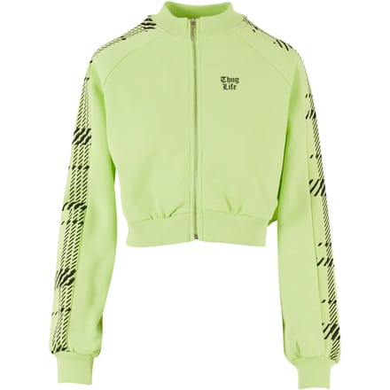 Thug Life - Mosh Vest met capuchon - S - Groen