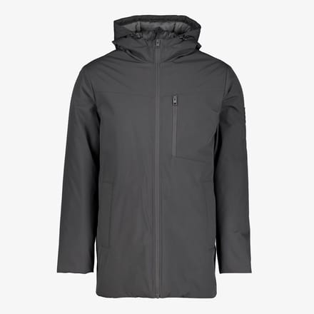 JJ REBEL heren parka winterjas grijs - Maat S
