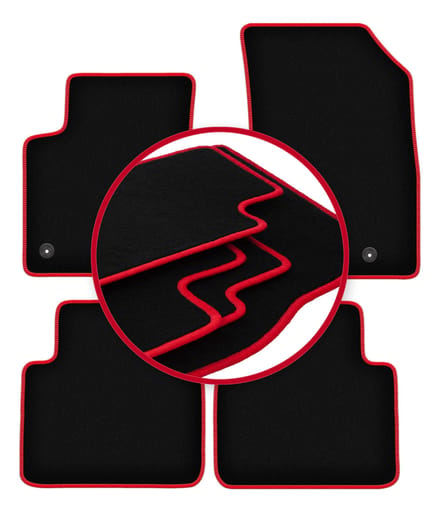 CARLUX-RED automatten voor: Opel Crossland X crossover (2017-)