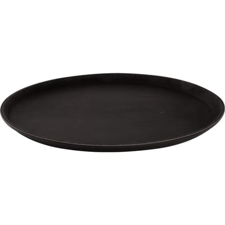 Mammoet - Dienblad - Easy - Rond - Antislip - 41 cm - Zwart - Polypropyleen