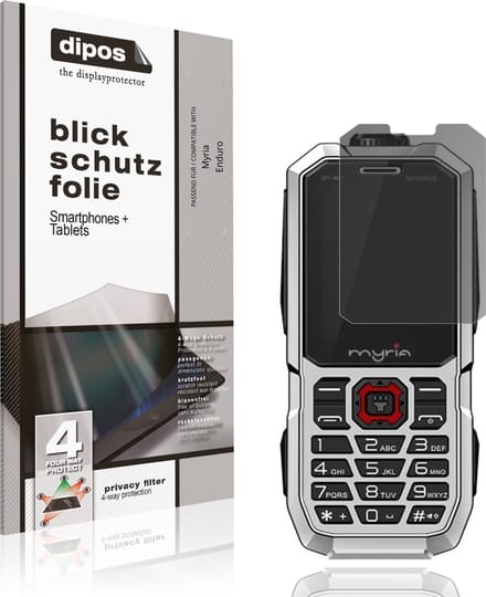 dipos – Matte Privacy Screenprotector geschikt voor Myria Enduro | Anti-Spy Beschermfolie