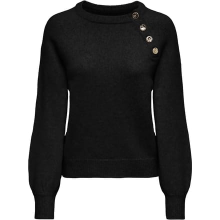 Only Emma Life Button Sweater Dames - Maat M