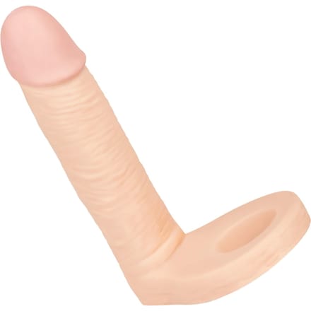 Lovetoy Voorbinddildo voor dubbele penetratie Ultrasoft Double - 15 cm