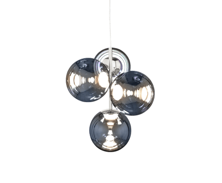 Tom Dixon Smeltkroonluchter Mini hanglamp - smoke