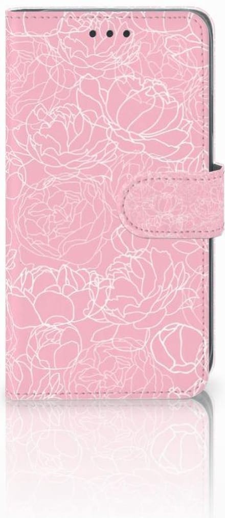 Apple iPhone Xr Hoesje White Flowers