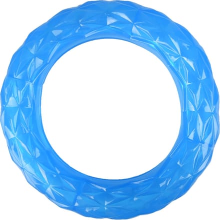 Flamingo Hondenspeelgoed Crystal Ring Feeder - Blauw - 22 cm