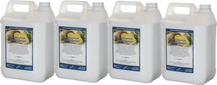 Bodylotion Fresh Ginger 5 Liter - set van 4 stuks - navulling - Voordeelverpakking