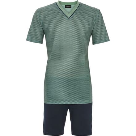Ringella Groene katoenen heren shortama Groen man 52