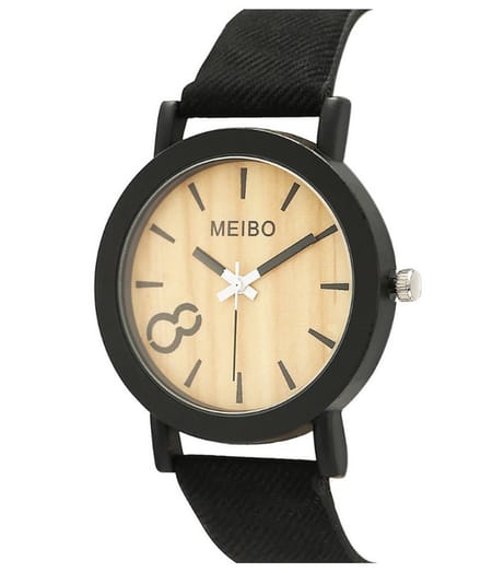 Horloge Sinobi ø 37 mm - Zwart - Inclusief horlogedoosje