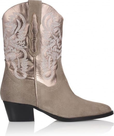 DWRS Brady Grijs Taupe Dames Boot - Maat 38