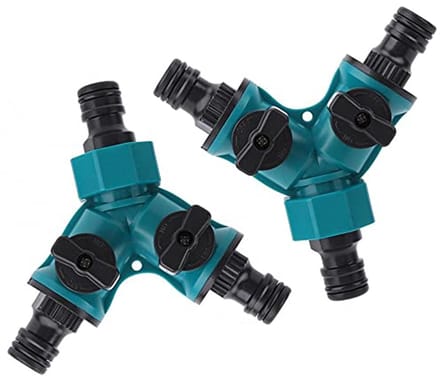 Y Type Tuin Slang Splitters - 2 Weg Water Omschakelaar Connector voor Tuin Irrigatie