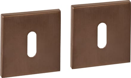 Intersteel Sleutelrozetten verdekt 53x53x6mm PVD brons