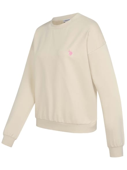 U.S. Polo Assn. dames sweatshirt van katoen met stretch