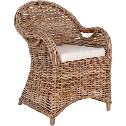Set van 2 tuinstoelen Larisa rotan | House Nordic